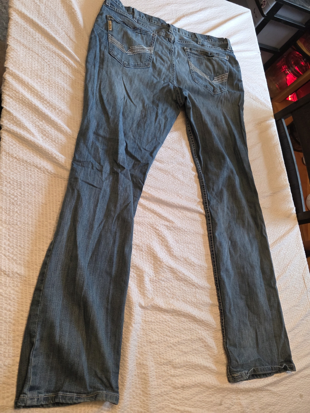 Cinch Ian Men’s Blue Bootcut Jeans 38x34